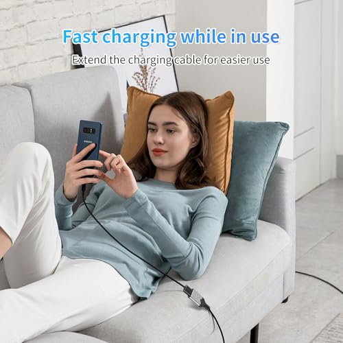 USB Extension Cable 15FT, USB Extender High-Speed Data Transfer | USB 3.0 Type A Male to Female Extender Cables Compatible with Gamepad, Printer, Webcam, USB Keyboard, Flash Drive, Hard Drive - size: 15FT