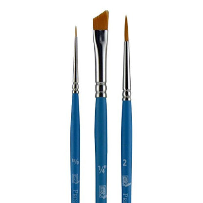 Princeton Select Artiste Brush Set No. 2, Synthetic, 3 Piece, 1 Count - style: SET 2- 3 BRUSH SET