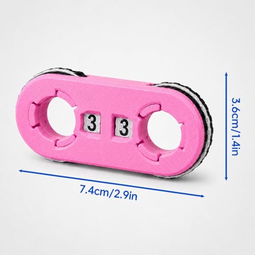 2 Pack MTG Life Counter - HP Tracker with Tracking Card SlotMTG Tabletop RPG(not inclouded dice Inside) Dungeons and Dragons(2 Pack Pink) - color: Color a