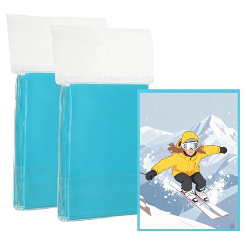 Matte Card Sleeves, Trading Card Sleeves Deck Protectors Perfect for Trading Cards & Baseball & Sports & Magic Gathering & Magic Game Cards (Sky Blue, 100 Pcs) - color: Sky Blue