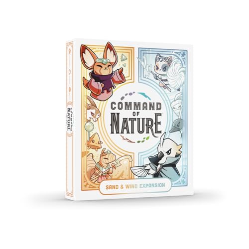 Unstable Games - Command of Nature Expansion - Sand & Wind Expansion - A Competitive Strategic Deck-Building Card Game for Kids, Teens, Adults - Great for Family Game Night - color: Sand and Wind Expansion