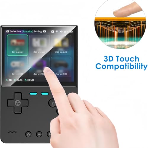 Screen Protector for TRIMUI BRICK PRO, 9H Hardness Tempered Glass Film with HD Clarity, Anti-Scratch Guard for Handheld Game Console 2-Pack Accessories