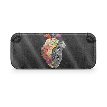 Glossy Glitter Gaming Skin Compatible with Nintendo Switch 2 Console Only - Spring Heart - Premium 3M Vinyl Protective Wrap Decal Cover - Easy to Apply | Crafted in The USA by MightySkins - color: Spring Heart, size: Switch 2 Console Skin Only, style: Glo
