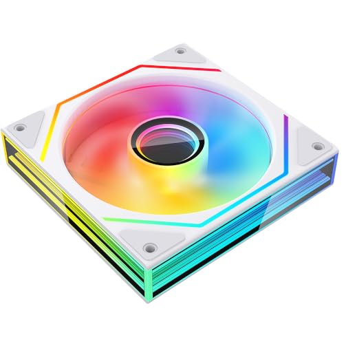 6MAX CASE PC Fans (White Forward) - color: White, size: 6Max_Forward_1Pack