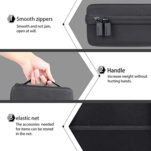co2CREA Hard Travel Case for Razer Tartarus Pro V2 Gaming Keypad | Travel Storage, Space For Keypad And Cable, Organized Interior, Protective Carrying Case - size: for Gaming Keypad