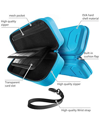 Mumba Carrying Case for Nintendo Switch OLED/Switch 1/Switch Lite, [Standard Version] Protective Travel Carry Case Pouch for Nintendo Switch Console & Accessories (Blue) - color: Blue