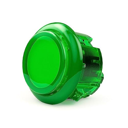 Qanba Gravity KS Mechanical Shafts Silent Pushbutton 24mm Snap-in (Boxed (Clear Green E05(12 pcs) - color: Clear Green E05(12 pcs）