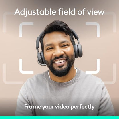 Logitech Brio Ultra 4K HD Webcam for Streaming and Meetings - Black | Ultra HD with glass lens, auto light correction, wide view, works with Windows Hello, certified for Teams, Zoom, Google Meet