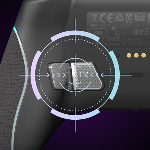 Turtle Beach Stealth Ultra Wireless RGB Gaming Controller, Xbox Series X|S | Also works with PC, Xbox One, Android, Bluetooth, Customizable Display Screen, Rapid Charging Dock, 30-Hr Battery, Black - color: Black