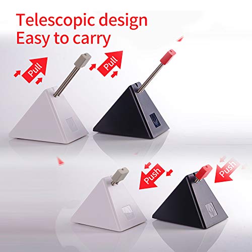 HOTLINEGAMES Mouse Bungee Mouse Cord Clip Cord Management System Fixer Holder for Esports FPS Game (3.0 New White)