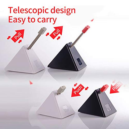 HOTLINEGAMES Mouse Bungee Mouse Cord Clip Cord Management System Fixer Holder for Esports FPS Game (3.0 New White)