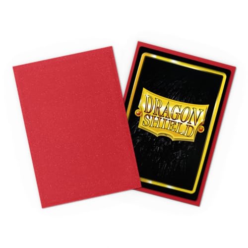 Dragon Shield | Japanese Size Card Matte Sleeves | 60 CT - Smooth & Tough Premium TCG Sleeves - Compatible with Yu-Gi-Oh, Naruto, Cardfight & Vanguard | Ruby - color: Ruby Matte