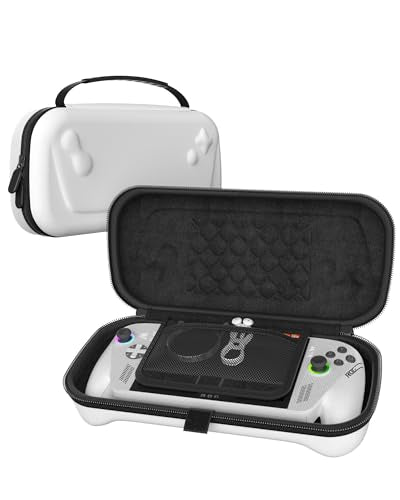 ProCase Carrying Case for Rog Xbox Ally / Rog Xbox Ally X 2025, Portable EVA Travel Storage Pouch, Protective Hard Shell for Handheld Console & Accessories -White - color: White