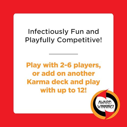 KARMA Playing Cards Game for Kids, Family Games Night, Travel Game | Award Winning, Family Game Night, Travel Games, Playing Cards, Screen-Free, Holiday Game