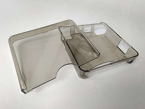 Hard Protective Shell Crystal Case for Gameboy Advance SP GBA SP Clear Black