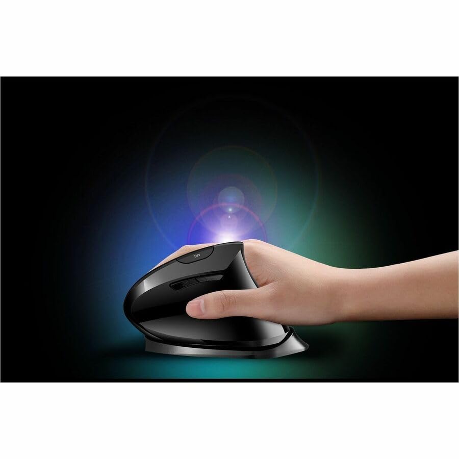 Adesso iMouse V30 Wireless Adjustable Vertical Ergonomic Mouse with Customizable Angles and DPI Switch - Advanced Optical Sensor Technology, Reduces Wrist Strain, 2.4GHz USB Receiver, TAA-Compliant