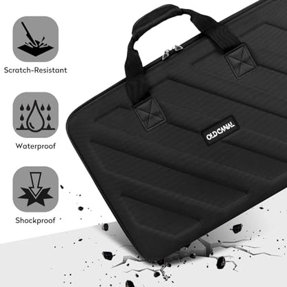 Mixer Travel Case, Carrying Storage Bag Compatible with DJ Controller for DDJ-SB3 / DDJ-SB2 / DDJ-400 / DDJ-FLX4 / DDJ-RB 2-Channel, Black - size: S-21 X 14.5 X 5"