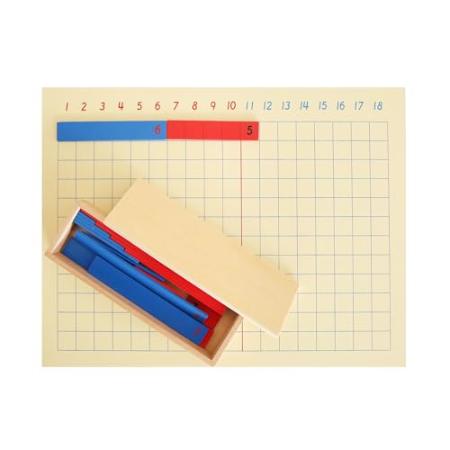 MONTESSORI OUTLET Addition Strip Board for 3-6 Years Montessori Education at School and Home - style: Addition Strip Board