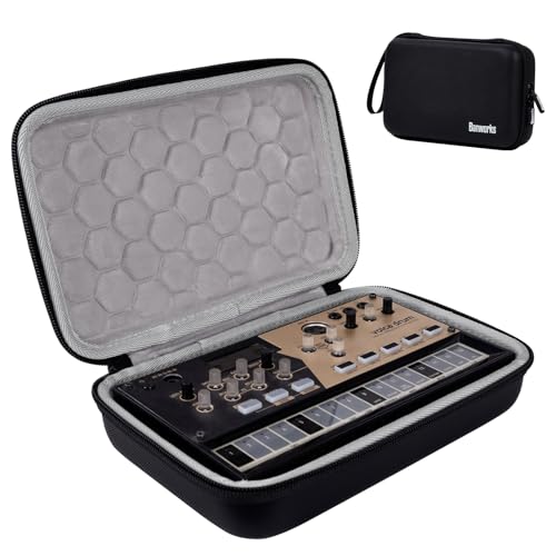 Banworks PU Hardshell Case Custom Fit for All KORG Volcas (Volca Sample/Bass/Mix/Drum, Etc.), Analog Synth/Sampler Sequencer/Drum Machine Storage Protective Bag JT/HCQSNB-08 (Case Only, 1 Piece) - size: For All KORG Volcas