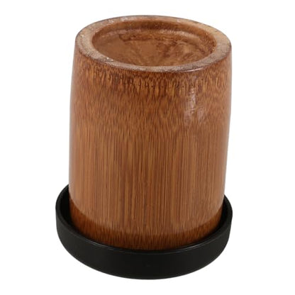 BESPORTBLE Wooden Dice Cup Capacity Dice Rolling Cup with Base for Board Games Excellent Craftsmanship for Home Ktv Bar Entertainment Versatile Dice Shaker Prop