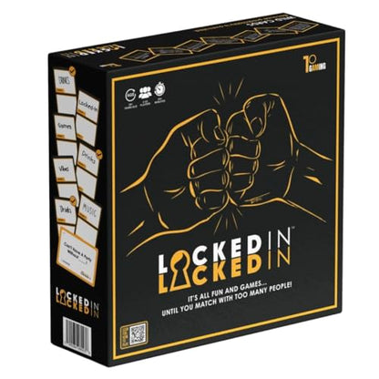 Locked-in Party Card Game – 400 Prompt Cards – Fun Game for Game Night, Parties & Icebreakers - Adults, Teens & Families – 2-10 Players