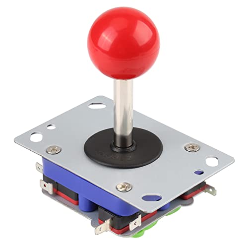 Joystick - 2/4/8 Way Classic Game Joystick with Adjustable Ball and Long Handle for Competition Style Gaming