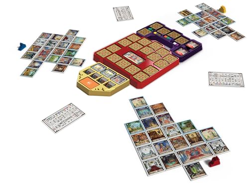 Stonemaier Games: Between Two Castles Essential Edition by Ben Rosset & Matthew O’Malley | Build Wacky Castles with Your Neighbors | Strategy Board Game for Adults & Family | 1-8 Players, 60 Mins