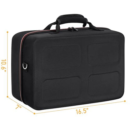 OUUTMEE Hard Shell Carrying Case Compatible with PS5 | Travel Storage Bag for PlayStation 5, Organizer Protective Cases Holds PS5 Disk Digital Edition, Games and Gaming Accessories - size: For PS5