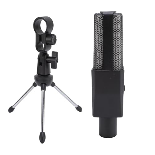 Versatile USB Computer Condenser Mic with Dynamic RGB Lighting for Live Streaming Podcast Studio Recording, Gaming Microphone with Tripod Stand