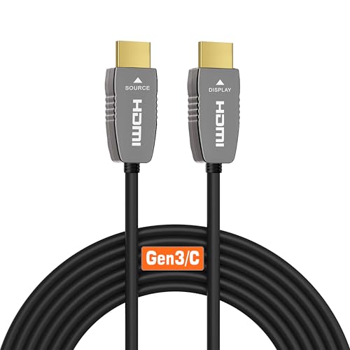 RUIPRO 8K HDMI Fiber Optic Cable CL2 Rated 6 Feet 48Gbps 8K60Hz 4K120Hz Dynamic HDR eARC HDCP2.2/2.3 for RTX4080/4090/3080/3090, Xbox S/X, PS5/4, AVR, Projector, LG/Samsung/Sony TV - color: C-8K Fiber Gen3/C CL2 Rated, size: 6FT