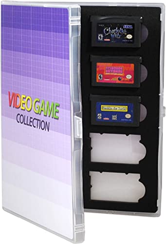 UniKeep Game Cartridge Storage Case for Nintendo Gameboy Advance - Holds 10 Games - color: purple