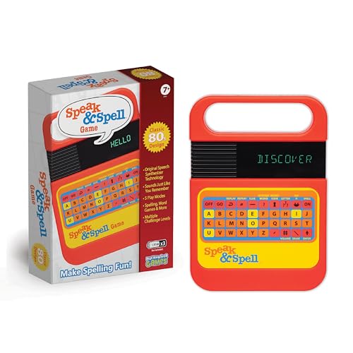 Speak & Spell Educational Learning Toy, Spelling Games, 80s Retro Handheld | Educational Learning Toy, Spelling Games, 80s Retro Handheld, Autism Toys - style: Speak & Spell