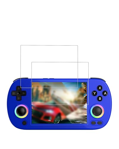 [2 Park] Screen Protector for RG40XX H 4.0 Inch Handheld Game Consoles Tempered Glass Film, Screen Protector for Anbernic RG40XX H Handheld Gaming Anti-Scratch & Sensitive & 9H Hardness