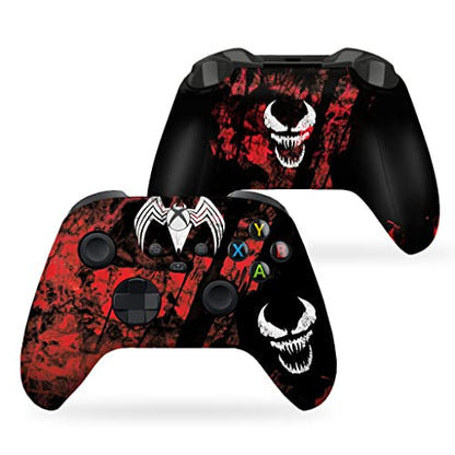 DreamController Carnagge Custom X-box Controller Wireless compatible with X-box One/Series X/S Proudly Customized in USA with Permanent HYDRO-DIP Printing(NOT JUST A SKIN) (MODDED) - color: Carnagge, size: Modded - Front & Back Print
