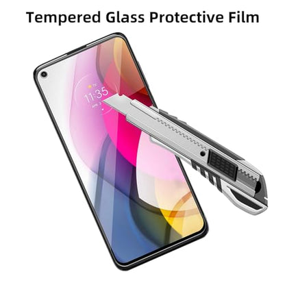 4 Pack Glass Screen Protector Compatible for Motorola Moto G Stylus (2021) / XT2115 [9H Hardness]-HD Screen Tempered Glass, Scratch Resistant,Easy Install [Case Friendly] - size: Moto G Stylus (2021)