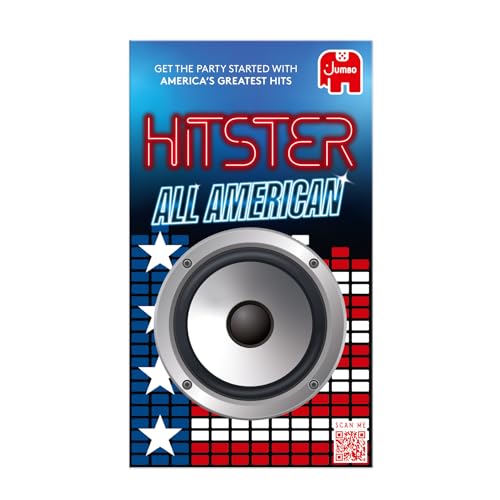 Jumbo Hitster - All American, Fun Music Quiz Card Game, 2-10 Players - 300 Best American Music Hits - Great for Adult and Family Game Nights (US Edition)