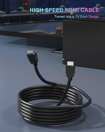 Dock Station for Switch/Switch OLED, Replacement 3-in-1 TV Dock Set with Original IC Module, AC Charger & High-Speed HDMI Cable for 1080P HD Output & Console Charging（Not Compatible with Switch 2）