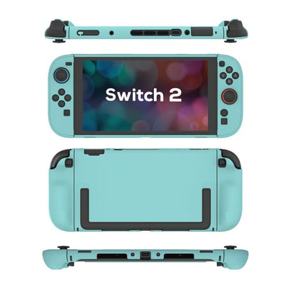 TIKOdirect Protective Case for Switch 2, Hard PC Slim Dockable Cover Case Designed for Switch 2 2025, Game Console and Joy Con Controllers, Blue - color: Blue
