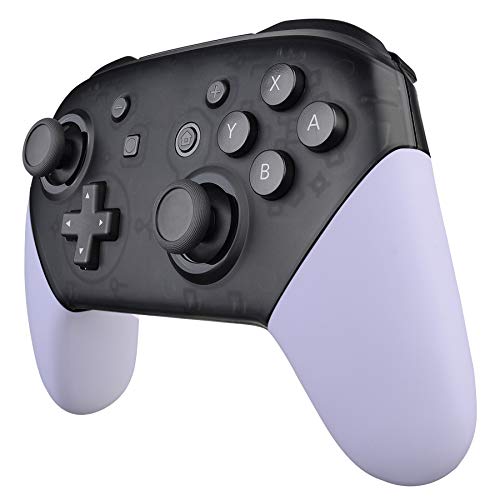 eXtremeRate Light Violet Replacement Handle Grips for Nintendo Switch Pro Controller, DIY Custom Hand Grip Shell for Nintendo Switch Pro - Controller NOT Included - color: Light Violet