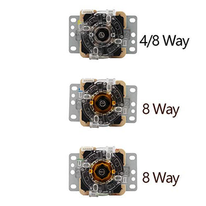 SJ@JX Arcade Game Controller Button Microswitch 8 Way Joystick Zero Delay USB Encoder Cable Stick DIY Kit for PC MAME Retropie Raspberry Pi