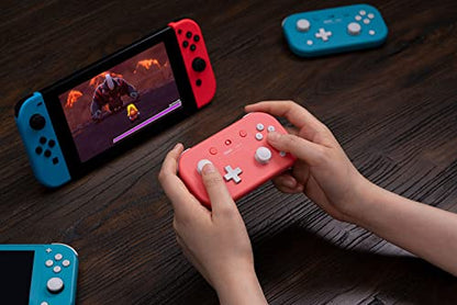 8BitDo Lite 2 Bluetooth Gamepad for Switch, Switch Lite, Android and Raspberry Pi (Pink) - color: Pink
