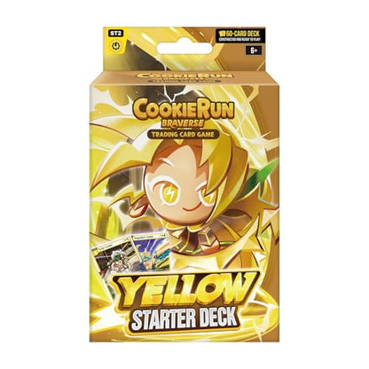CookieRun Trading Card Game: Starter Deck Yellow | 2 Player Competitive TCG | 20 Minutes | Includes 60 Cards - style: Yellow
