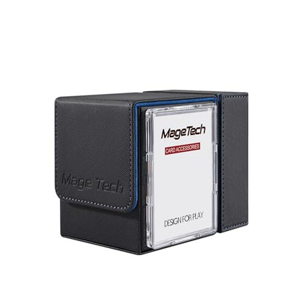 Mage Tech Adventurer [Paragon] Commander Kit - Avatar Holder + Backpack Dice Box Snap-On Back Panel, with Life Tracker - MTG Commander/EDH - Black/Blue - color: 2. Enigma (Black/Blue), style: 4. Paragon[commander Kit]