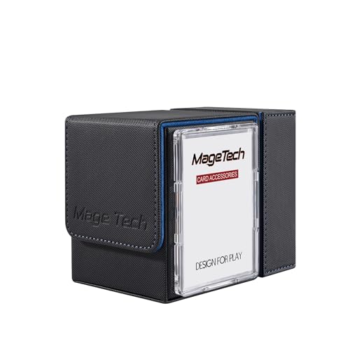 Mage Tech Adventurer [Paragon] Commander Kit - Avatar Holder + Backpack Dice Box Snap-On Back Panel, with Life Tracker - MTG Commander/EDH - Black/Blue - color: 2. Enigma (Black/Blue), style: 4. Paragon[commander Kit]