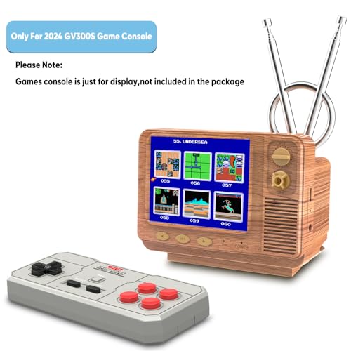 EASEGMER Retro Game Controller, Gamepad Joystick, Compatible with GV300S Game Console - color: Gray