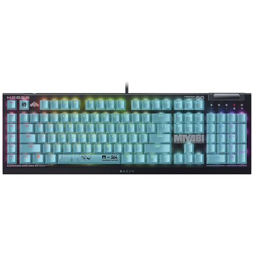 Razer BlackWidow V4 X Mechanical Gaming Keyboard, Zenless Zone Zero Edition | Green Switches Tactile & Clicky, 6 Macro Keys, Chroma RGB, Doubleshot ABS Keycaps, Sound Dampening & Stabilizers - color: Zenless Zone Zero Edition