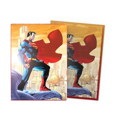 Dragon Shield Art Sleeves | Limited Edition - Superman 3 | 100 CT - Smooth & Tough Premium TCG Sleeves | Compatible with Pokemon, One Piece & Magic the Gathering - color: Superman 3