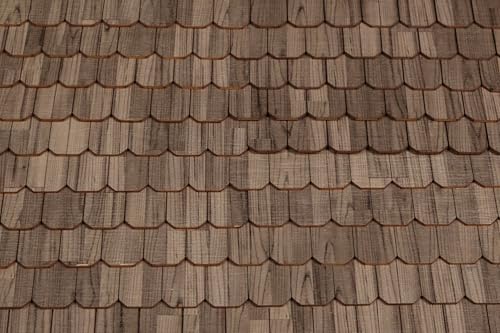 Miniature Roof Shingle Strips for 1:12 Scale Dollhouse Roofing | Set of 25 strips, REDUCIO! - color: Creamy Gray