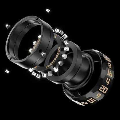 Unique D20 Dice Ring Spinning Top Jewelry - Zinc Alloy RPG Gaming Accessory with Rotating Dice D20, Geek Gift for Tabletop Gamers (Black) - color: Black