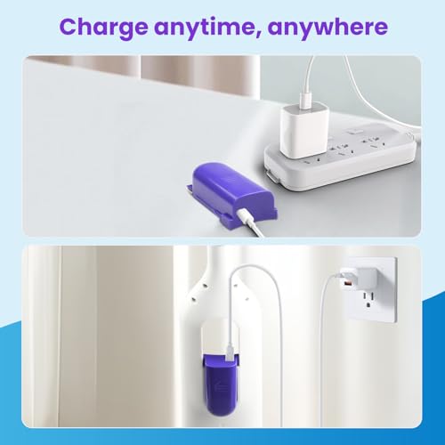 Bisenkud 2000mAh Rechargeable Battery Pack for Swiffer Power Mop | Lithium-Ion Battery Holder, 500 Cycles, Up to 3 Years, Built-In Charging Port, 1 Pack